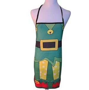 Elf Apron - Green and Red